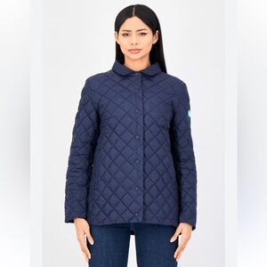 NWT SAVE THE DUCK Vesper Navy Quilted Puffer Jacket - S